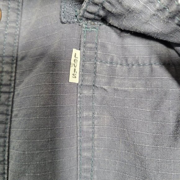 Mens Levi's Cotton Blend Sherpa Lined Navy Blue Utility Field Jacket Size XL - Picture 6 of 15